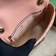 Gucci Marmont  Peachy Leather GG Shoulder Bag - 2