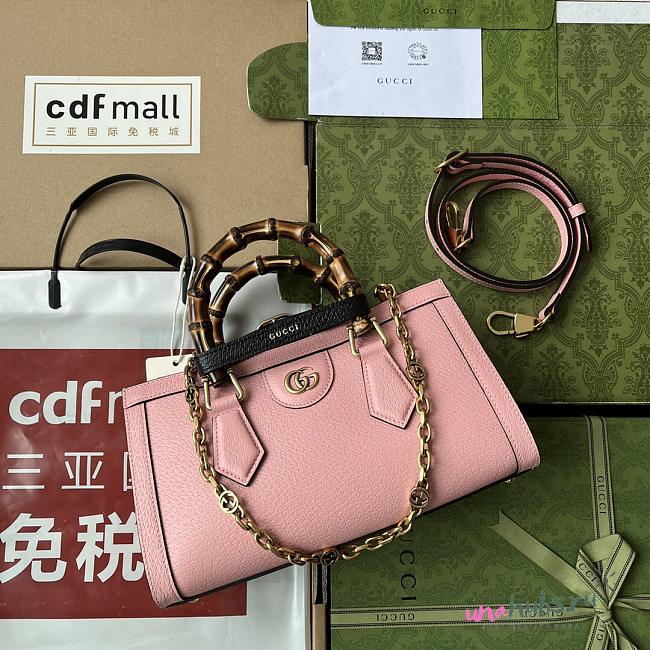 Gucci Diana Small Pink Shoulder Bag - 1