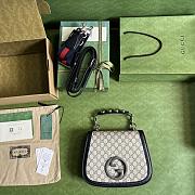 GUCCI Blue Medium Interlocking G Blondie Bag - 6