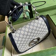 GUCCI Blue Medium Interlocking G Blondie Bag - 4