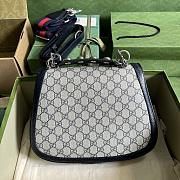 GUCCI Blue Medium Interlocking G Blondie Bag - 3