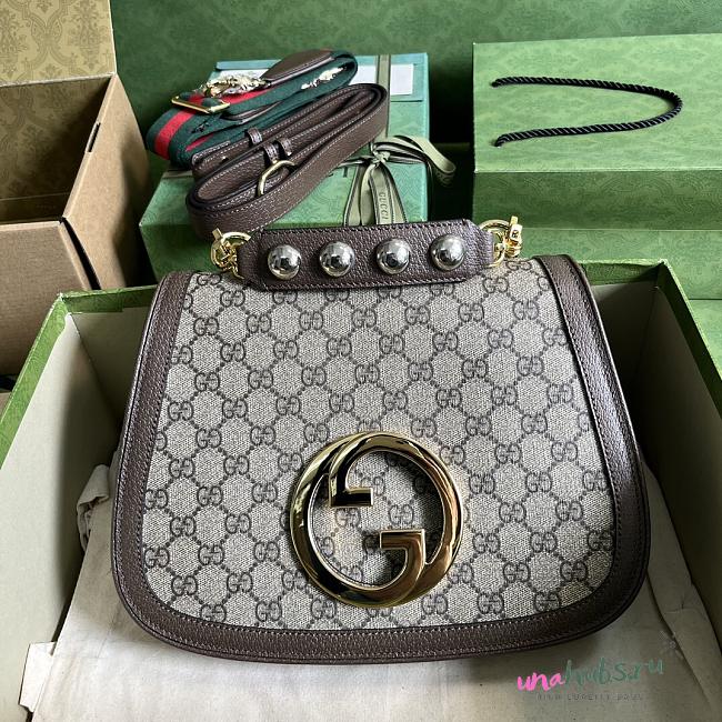 GUCCI Medium Interlocking G Blondie Bag - 1