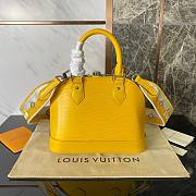 Louis Vuitton Alma BB Yellow Epi Leather Bag - 5