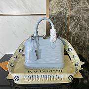 Louis Vuitton Alma BB Blue Epi Leather Bag - 1