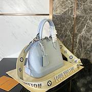 Louis Vuitton Alma BB Blue Epi Leather Bag - 2