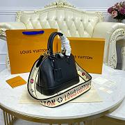 Louis Vuitton Alma BB Black Epi Leather Bag - 4