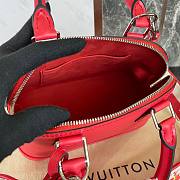 Louis Vuitton Alma BB Red Epi Leather Bag - 6