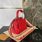 Louis Vuitton Alma BB Red Epi Leather Bag - 5