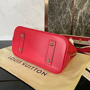 Louis Vuitton Alma BB Red Epi Leather Bag - 4