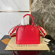 Louis Vuitton Alma BB Red Epi Leather Bag - 3