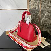 Louis Vuitton Alma BB Red Epi Leather Bag - 2