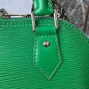 Louis Vuitton Alma BB Green Epi Leather Bag - 4