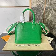 Louis Vuitton Alma BB Green Epi Leather Bag - 2