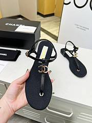 Chanel black sandals  - 4