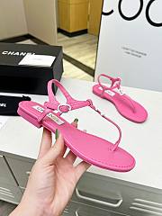 Chanel new pink sandals  - 4