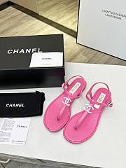 Chanel new pink sandals  - 6