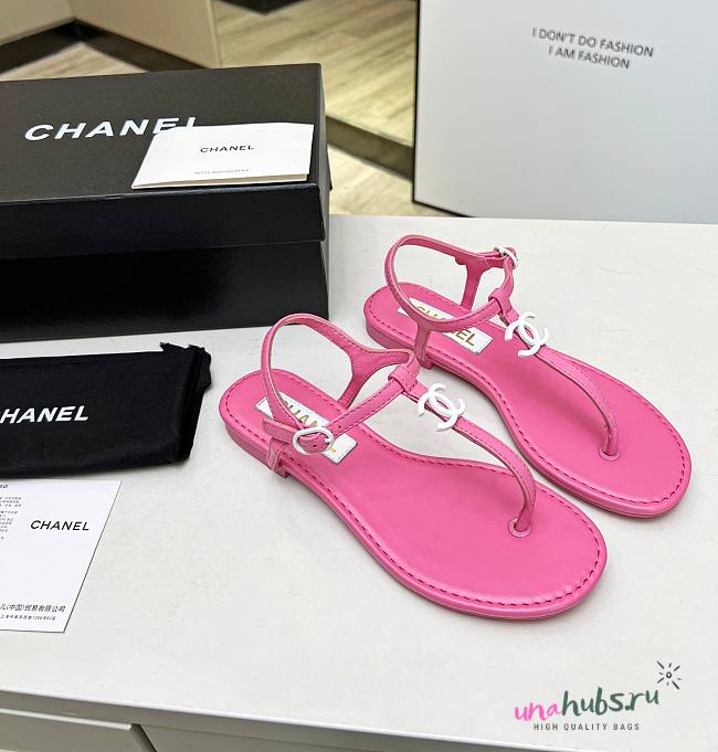 Chanel new pink sandals  - 1