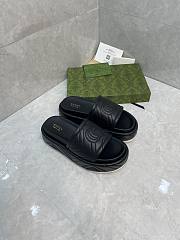 Gucci GG black slippers - 3