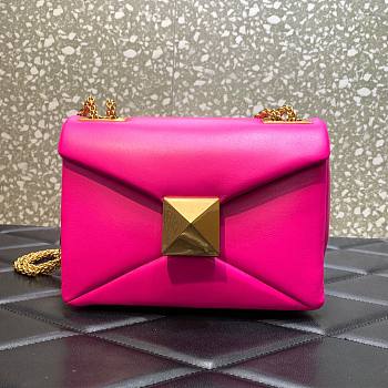 Valentino Garavani One Stud pink gold mini bag