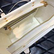 Valentino Garavani One stud white leather tote bag - 5