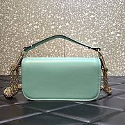 Valentino Garavani Small VLOGO Signature Blue Bag - 2