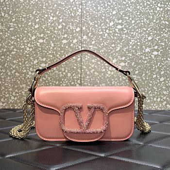 Valentino Garavani Small VLOGO Signature Orange Bag