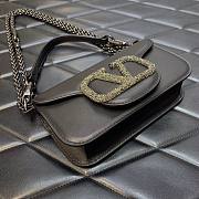 Valentino Garavani Small VLOGO Signature Black Bag - 5