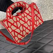 Valentino Le Troisième Mini Red Tote Bag - 5