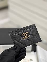 Chanel pink/ black card holder - 5