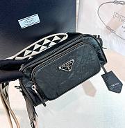 Prada Logo Plaque Zipped Shoulder Bag - 2