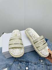 Dior D-Way Embroidery Sandals 02 - 4