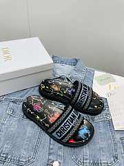 Dior D-Way Embroidery Sandals 04 - 5