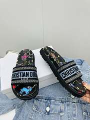 Dior D-Way Embroidery Sandals 04 - 3