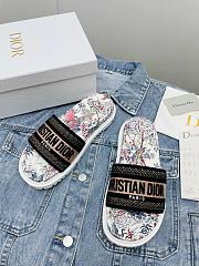 Dior D-Way Embroidery Sandals 05 - 4