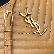 YSL Beige Quilted Leather Lou Camera Bag - 2