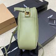 YSL Green Quilted Leather Lou Camera Bag - 5