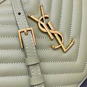 YSL Green Quilted Leather Lou Camera Bag - 3