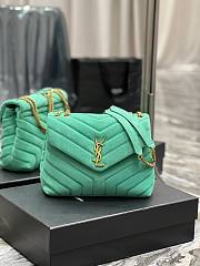 YSL Loulou Bag Y-Quilted Small Mint leather bag  - 1