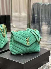 YSL Loulou Bag Y-Quilted Small Mint leather bag  - 5