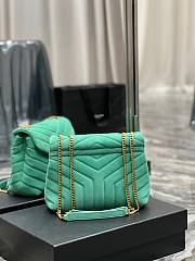 YSL Loulou Bag Y-Quilted Small Mint leather bag  - 6