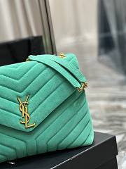 YSL Loulou Bag Y-Quilted Large Mint leather bag  - 3