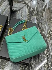 YSL Loulou Bag Y-Quilted Large Mint leather bag  - 6