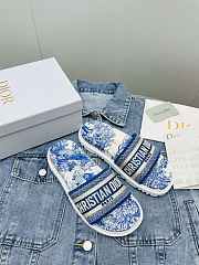 Dior D-Way Embroidery Sandals 07 - 3