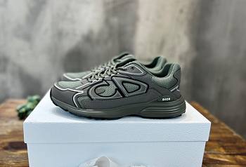 Dior B30 Sneaker Olive Fabric Shoes 06
