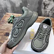 Dior B30 Sneaker Olive Fabric Shoes 06 - 2