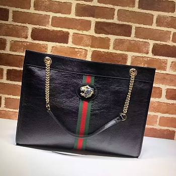 Gucci Rajah Black Large Tote