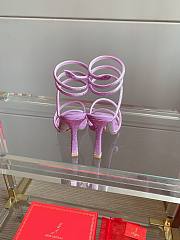 Rene Caovilla Cleo Crystal Lilac Sandals 105  - 5