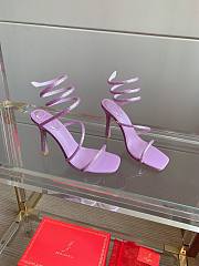 Rene Caovilla Cleo Crystal Lilac Sandals 105  - 1