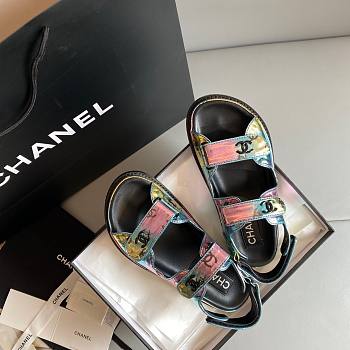 Chanel multicolor sandals 
