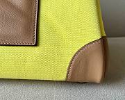 Hermes Cargo 35 Swift Yellow Leather Bag  - 6